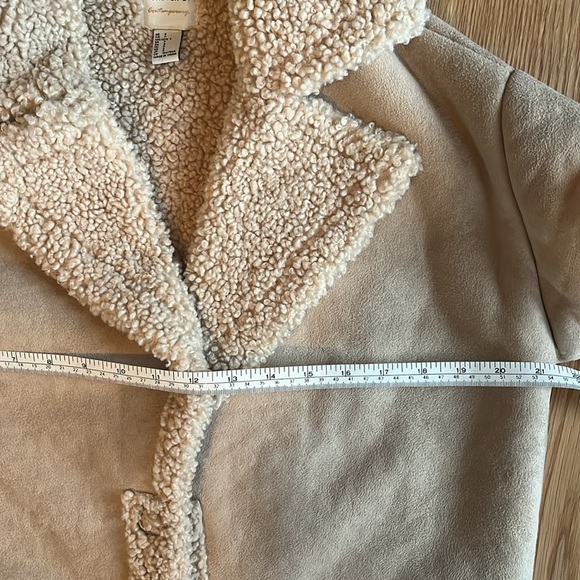 Faux Shearling/Suede Coat - Picture 4 of 5